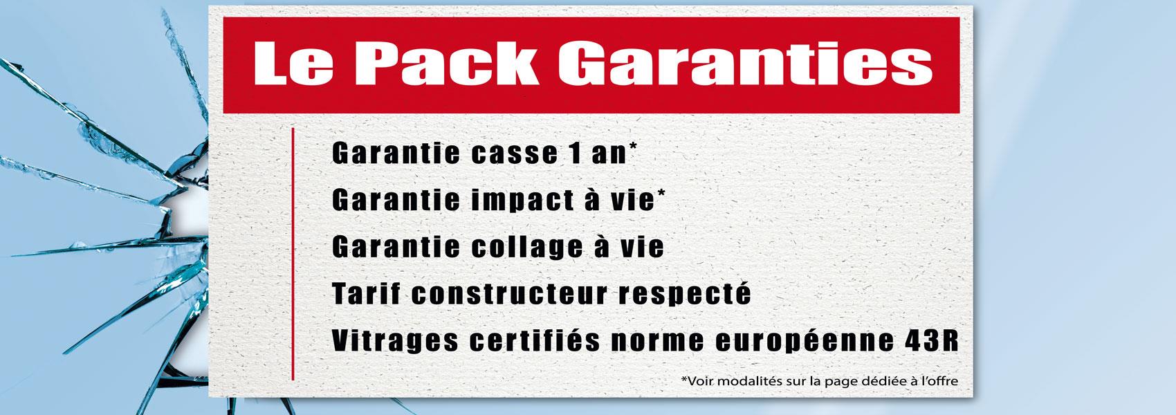 Le Pack Garantie Rapid Pare-Brise